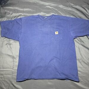 Carhartt Shirt Mens Unknown Size Loose Fit Pocket Workwear Work Tee TShirt